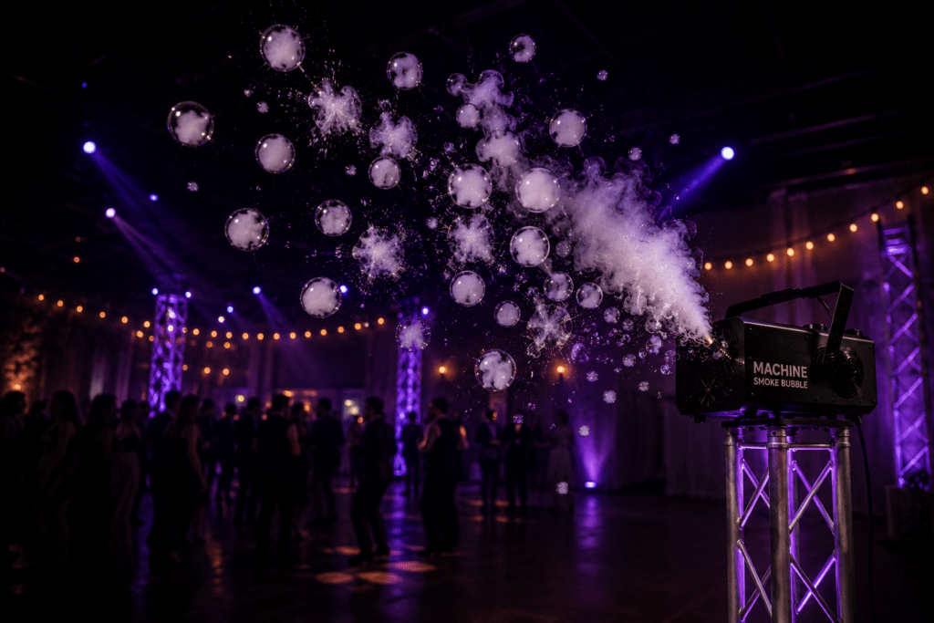 machine à bulle mariage Bjorn Event DJ